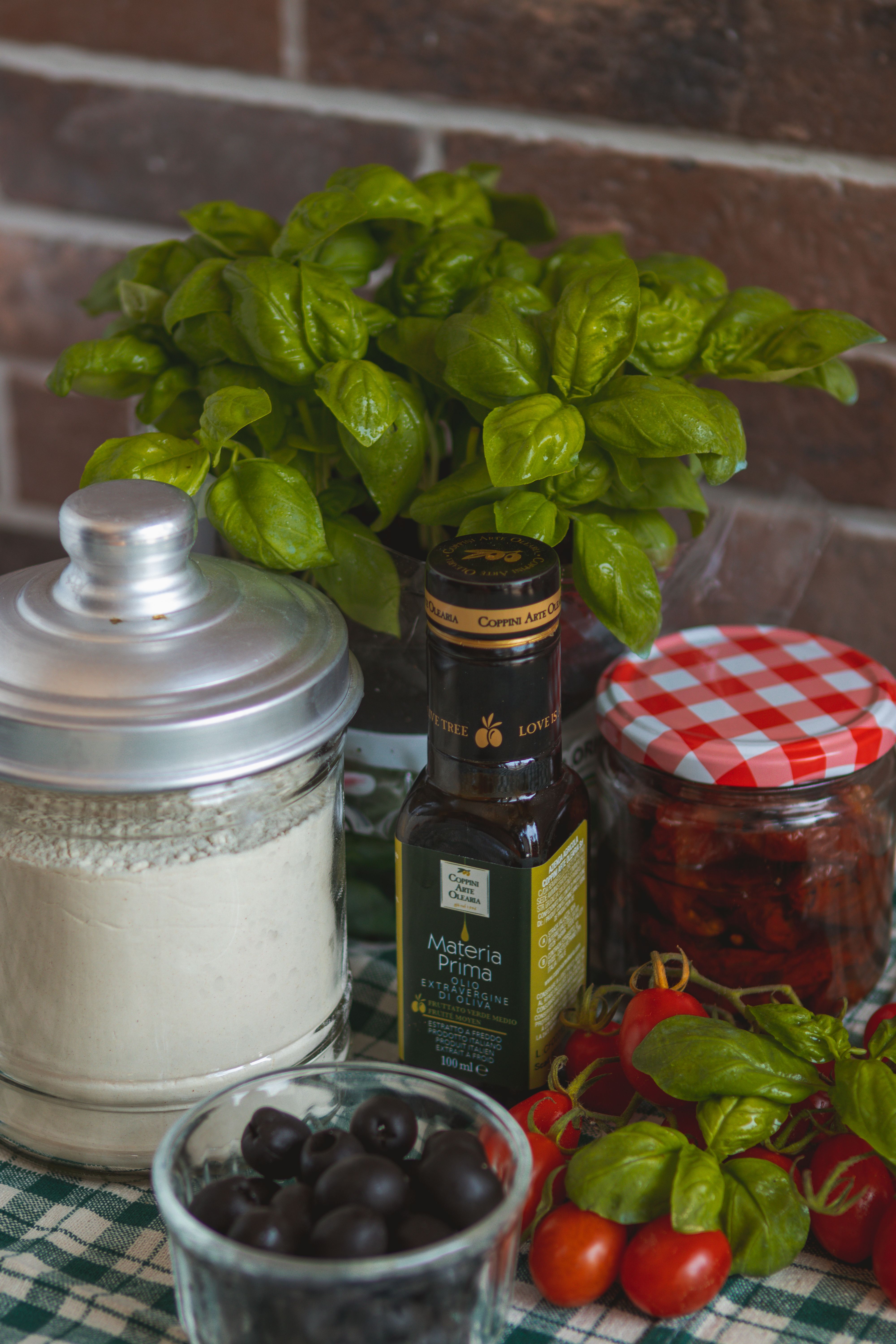 Food samples prepared for measurement